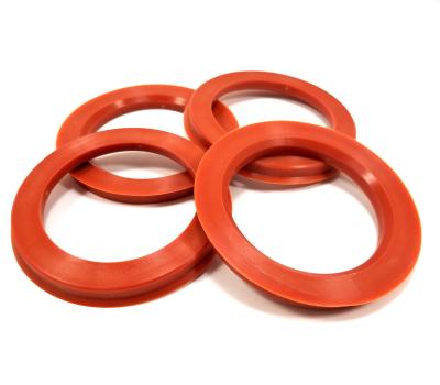 China 57.1 To 73.1 Plastic Hub Rings Recyclable , Red Vw Spare Parts High Performance for sale