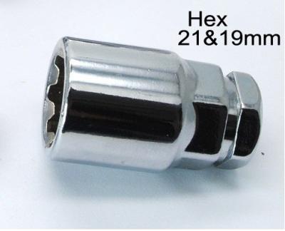 China Replacement Locking Wheel Nuts 5 Spline Hex For Land Range Rover Sport LR3 for sale