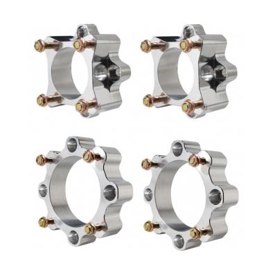 China Aluminum Quad Wheel Spacers , High Precision Silver Utv Wheel Spacers for sale