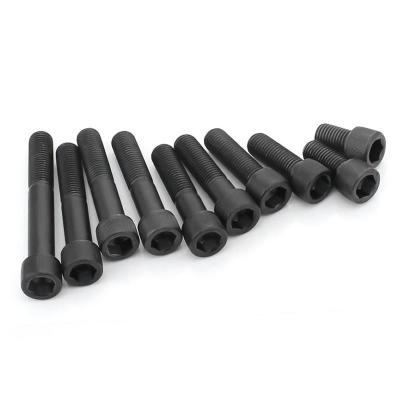 China Black Socket Cap Head Wheel Lug Bolts Carbon Steel Material Easy Installation for sale