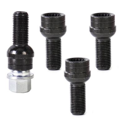 China Anti Theft Locking Wheel Bolts Internal Hex 17 Millimeter For Golf / Jetta / Beetle for sale