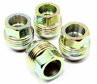 China Dual Thread Open End Wheel Lug Nuts Acorn Seat Replacement 10.9 Grade Heat Treated for sale