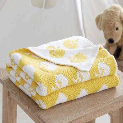 China 2021 Anti-Static Cotton Knitted Letter Blanket Kids School Bedding Thick Throw Blankets Baby Wraps for sale