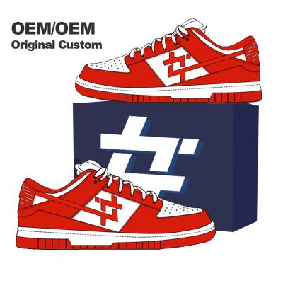 China Trend White High Top Graffiti Fashion Skateboarding Shoes S Height Increasing Manufacturer Custom Skateboard Sneaker Zapatillas OEM for sale