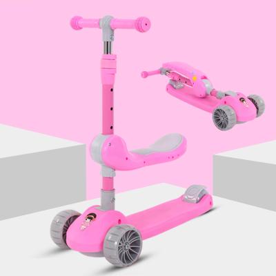 China Child Double Suspension Easy To Fold And Carry 3 Wheels Kick Scooter With Disc Brake for sale