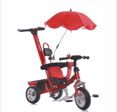 China Hot Sale Steel Air Wheels Baby Stroller Junior 360 Degree Wheels 3 in 1 Small Child Stroller for sale