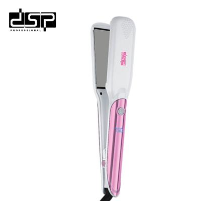 China Hotel DSP Professional High Quality Fast Heating Household Excellent Curling Flat Dual Use Wave Hair Curling Straightener for sale