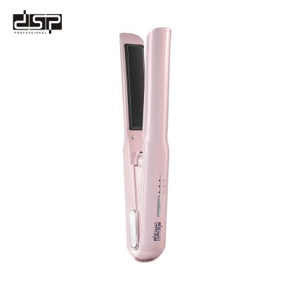 China Customized Wholesale Aluminum Flat Hair Straightener DSP Plug Steam Hair Curler Iron Hair Care LED Display LED Display Hair Straightener for sale