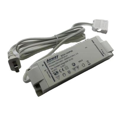 China LED Lighting Ilin Dimmable led driver 45w 60w 80w constant voltage dc12v led light drivers power supply for sale