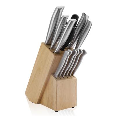 China Multifunctional Viable Kitchen Block Knife Set 5pcs Maifan Stone Coating Stainless Steel Christmas Valentine Minimalist Luxury Space for sale