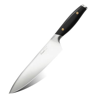 China Viable Core 10Cr15MoV Steel Blade Wooden Handle Knives Kitchen Knife for sale