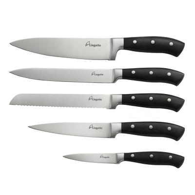 China Viable in stock professional grade 3cr13 stainless steel non-stick coating kitchen knives for sale