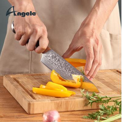 China Sustainable professional OEM kitchen santoku knife for sale