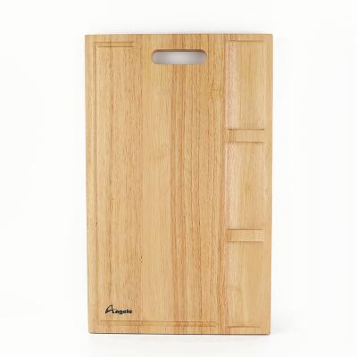 China Function of viable double side of wooden rubber chopping and serving board rubber wooden chopper cutting board for sale