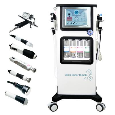 China Wrinkle Remover Multifunctional 7 in 1 Facial Hydrodermabrasion Machine Face Cleansing Hydraulic Oxygen Jet Skin Care Hydrodermabrasion Facial Massagers Machine for sale