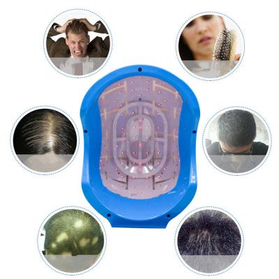 China Portable Loss Prevention LED Diode Laser Quickly Improve Hair Growth Machine Men Hair Loss Cap Products Bald Hair Treatment Helmet for sale