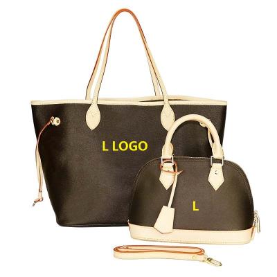 China Neverfull New Arrivals Fashion High Quality Bag Women Genuine Leather Designer Handbags Famous Brands for sale