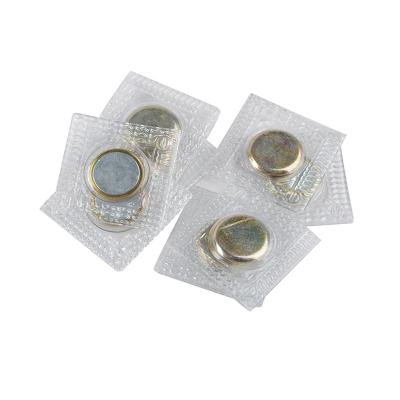 China Jewelry Magnet 10mm 15mm 18mm Magnetic 20mm Sewing Button With PVC Coating Free Samples for sale