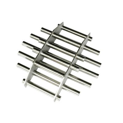 China Magnetic Grid Hopper 316L Stainless Steel Magnetic Filter For Food And Medical Industrial Magnet Customized for sale