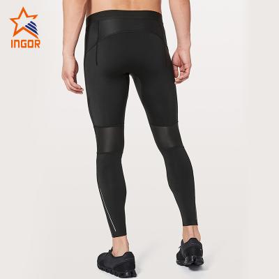 China Antibacterial Mens Compression Pants Gym Fitness Sports Leggings Sport for sale