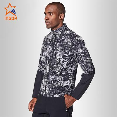 China Breathable Gym Sports Jacket Men's Workout Men's Lightweight Sports Jacket Custom Sporty Running Waterproof Long Sleeve Men's Sports Jacket for sale