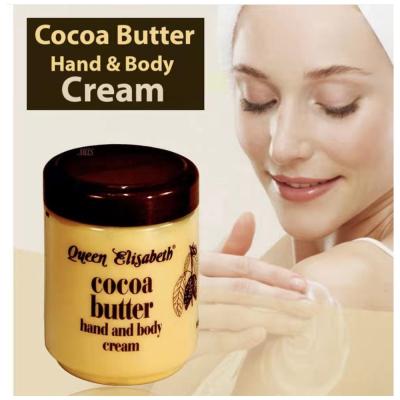 China Lightening Diminish Wrinkles Soothes Dry Skin Moisturize Lighting Queen Elisabeth Cocoa Pure Butter Hand & Body Cream Lotion 500ml for sale