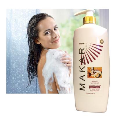 China Effective Whitening Counter Radiation Makar Body Washes Bath Bath Pigmented Boost Whitening Goat Milk Shower Gels Shower Cream 1200ml for sale