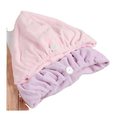 China Disposable Microfiber Hair Dry Coral Towel Thickened Quick Drying Bag Head Scarf Manufacturers Wholesale Customized Te koop