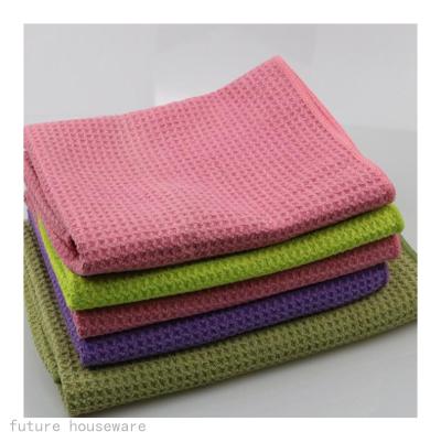 China Child Safe Microfiber Waffle Hair Towel Waffle Hair Towel Waffle Hair Turban for Kids Te koop