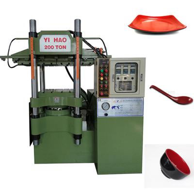 China 200T factory double color factory price melamine dinnerware molding machine for dinnerware dinner set for sale