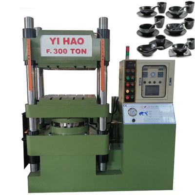 China Factory Sales YIHAO Hot High Productivity 300 Ton Hydraulic Press Melamine Dinner Automatic Set Making Machine for sale