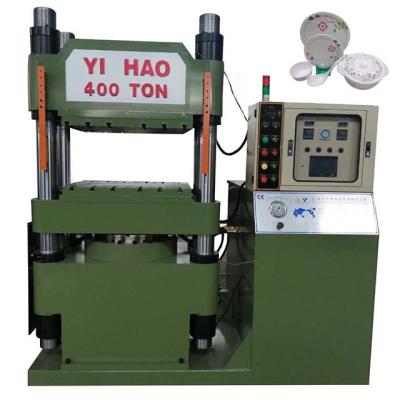 China YIHAO Factory High Productivity 400 Ton Melamine Dinnerware Set Hydraulic Automatic Press Machine for sale