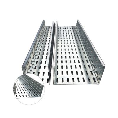 China Hot Sale Easy Installation Low Price Mild Steel Cable Tray Weight 150 Mm Galvanized Cable Tray for sale