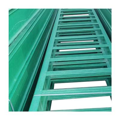 China Cable Ladder Low Price Supplier Customied 150mm 100mm Grp Cable Ladder Frp Perforated Cable Tray for sale