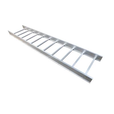 China Durable Customize China Bridge 300mm Aluminum Cable Ladder Tray Price List Silken Edges Aluminum Cable Tray Weight for sale