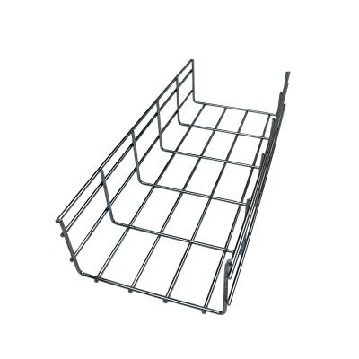 China Supplier Customied Low Price Long Term Cable Tray Steel Basket Galvanized Wire Mesh Cable Tray for sale