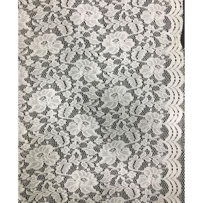 China Wholesale Elastic High Elastic Metallic Nylon Spandex Lace Dress Bridal Heavy Fabric for sale