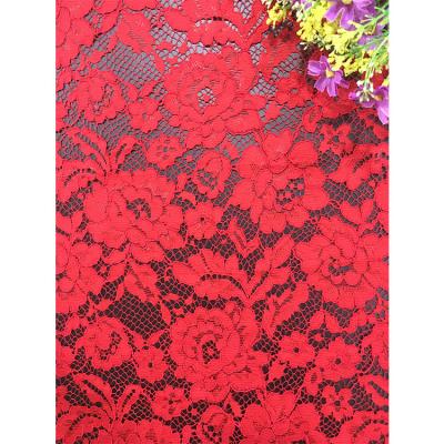 China Sustainable Cheap Large Stock Flowers Piping Cloth Tied Lace Fabric for sale