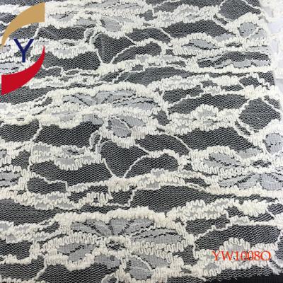 China Cheap Viable Design Fujian Lace Fabric Special Garment Special Jacquard Elastic Lace Fabric for sale