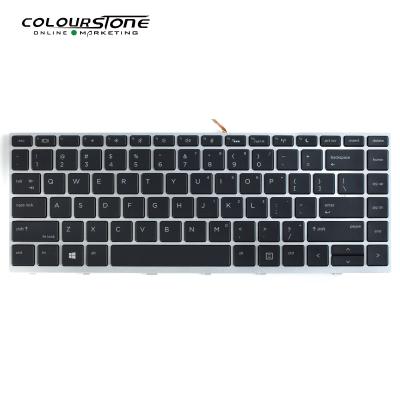 China With new silver frame USA layout laptop keyboard for 430 G5 440 445 with silver frame for sale