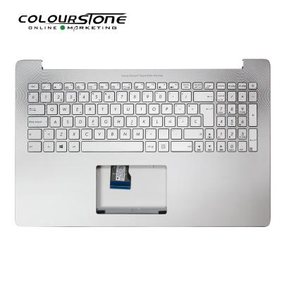 China For New Notebook Laptop Top Cover With PS Backlit Keyboard For N501JW Topcase Silver Laptop for sale