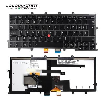 China New Genuine Wireless Danish Backlit Keyboard For Laptop X240 Keyboard Black With Frame for sale