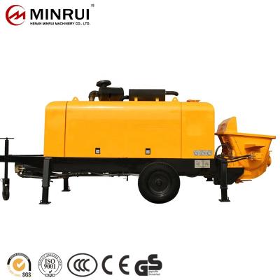 China Construction worksÂ   Minrui 40m3 CP40 Diesel Stationary Concrete Pump With Cost Price for sale