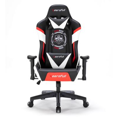 China Silla Gamer Synthetic Leather Cheap Ergonomic Swivel Rolling Adjustable PC Computer Gaming Chair for sale