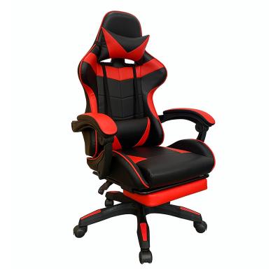 China Free Sample Cadeira Gamer OEM Gamer Chair Adjustable Footrest Cooling Leather Racing Gaming Chair for sale