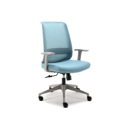 China 2022 Newest Cheap Computer Chair Custom Different Color Fabric Spinning Mesh Chair Office for sale