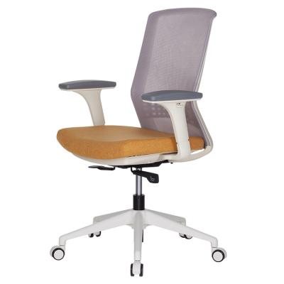 China Computer Chair Mid Back Height Adjustable Ergonomic Mesh Spinning Executive Chair for sale