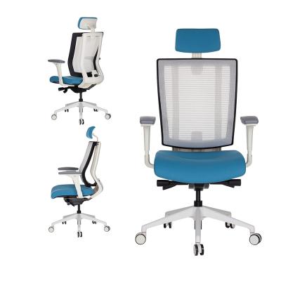 China New Arrival High Quality Mesh Adjustable Lumbar Support Boss Office Swivel Chair for sale