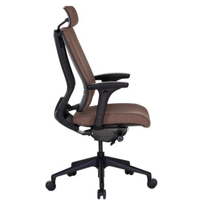 China New Design Director Chair Brown Rotation High Back All Mesh Ergonomic Executive Office Chair for sale