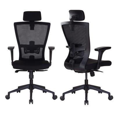 China Anji High Quality Modern Office 3d Adjustable Armrest High Back Executive Mesh Chair (Height) for sale